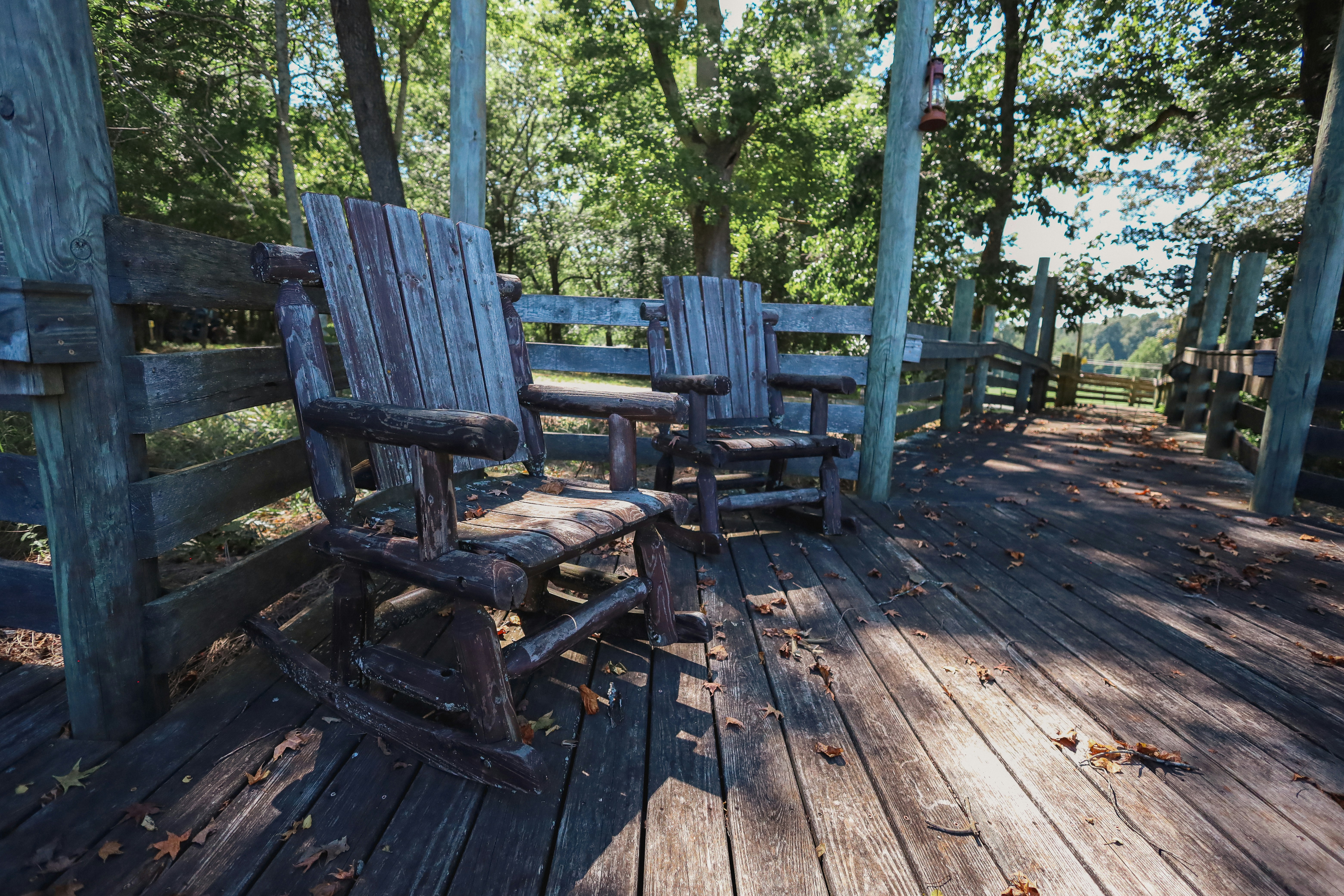 a classic cedar deck with outdoor furniture - deck builders near me