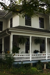 A completed home with a welcoming front porch.