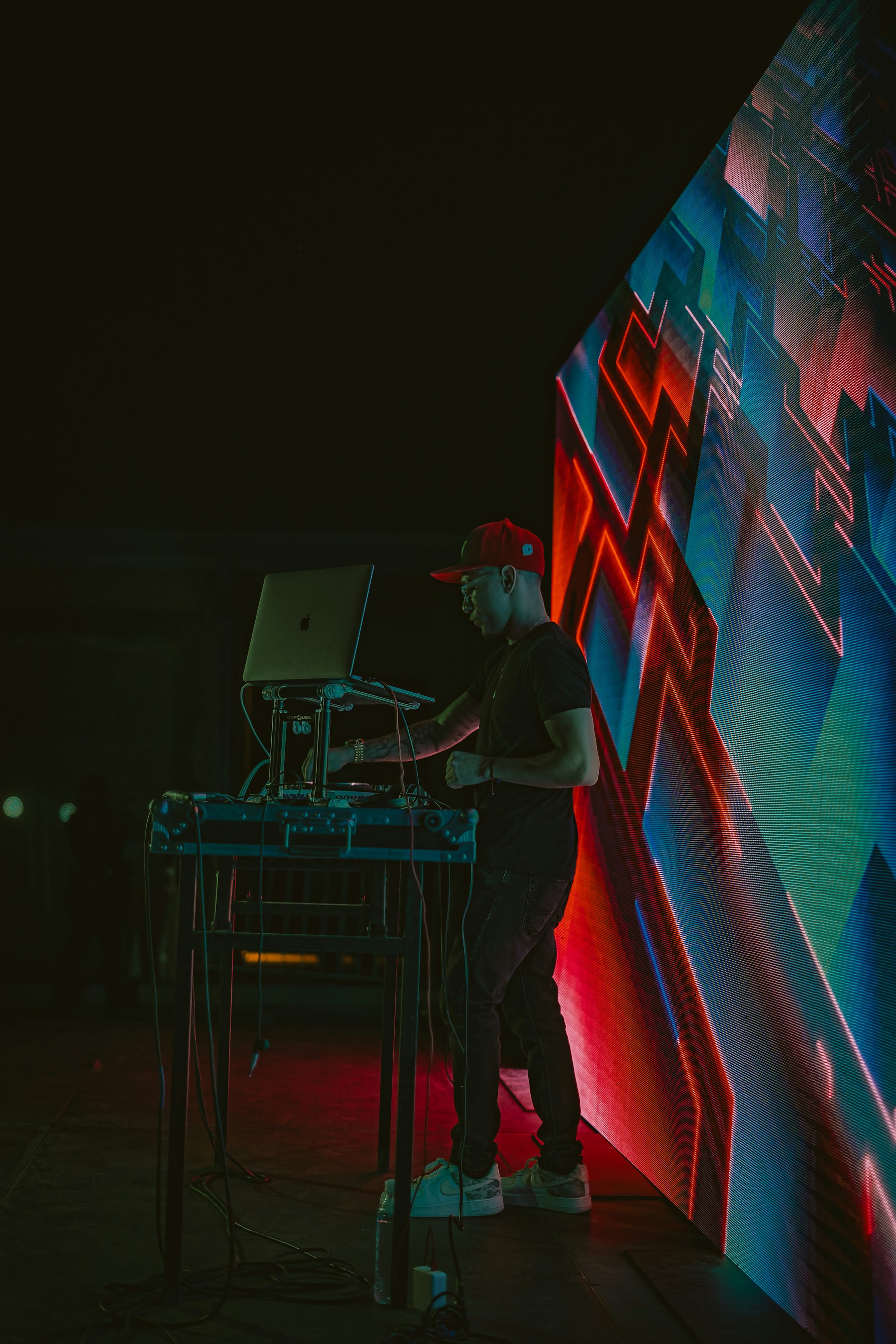 LED wall production environment on a Hollywood soundstage