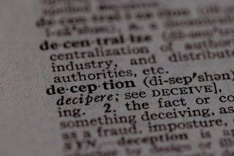 a close up of a book with words written in it