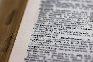 Screenshot of the live vote diagram showing current counts for and against impeachment.