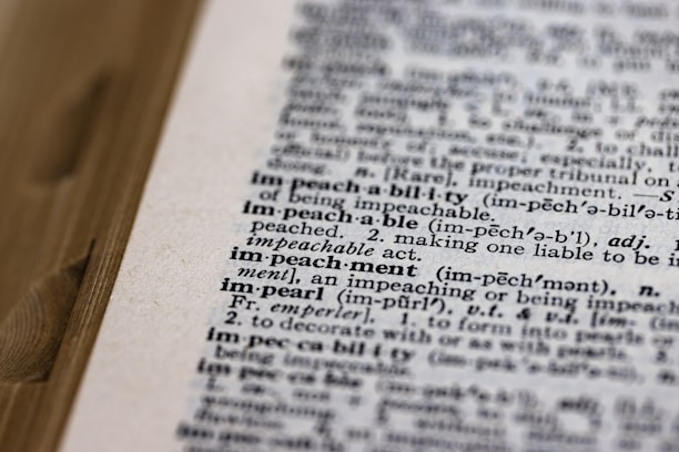 Screenshot of the live vote diagram showing current counts for and against impeachment.