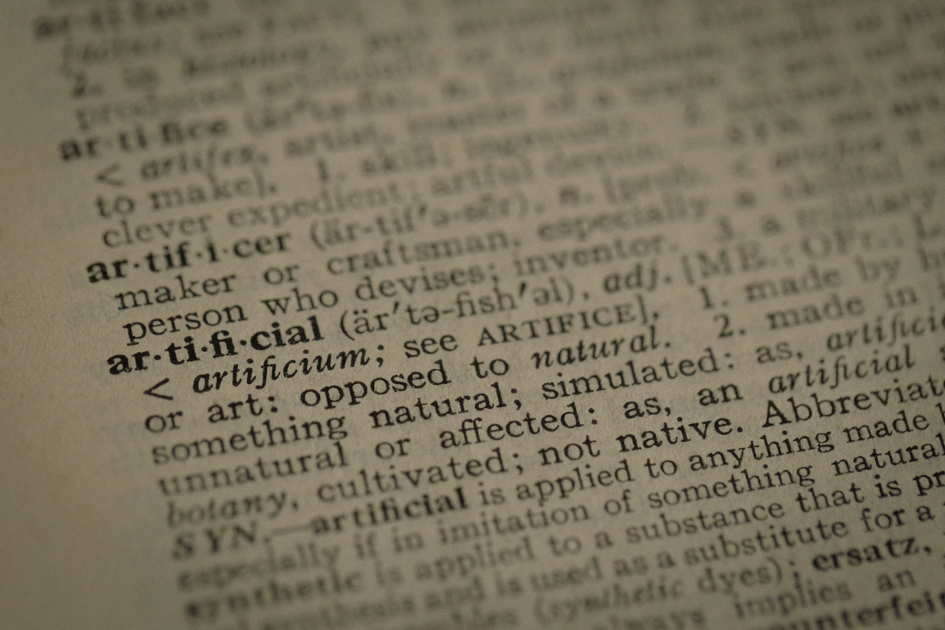 a close up of an open book with text