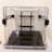 A transparent cube-shaped container with black latches and a sleek black interior stand or support structure. The container is made of clear plastic or glass, and the black components provide a contrast.
