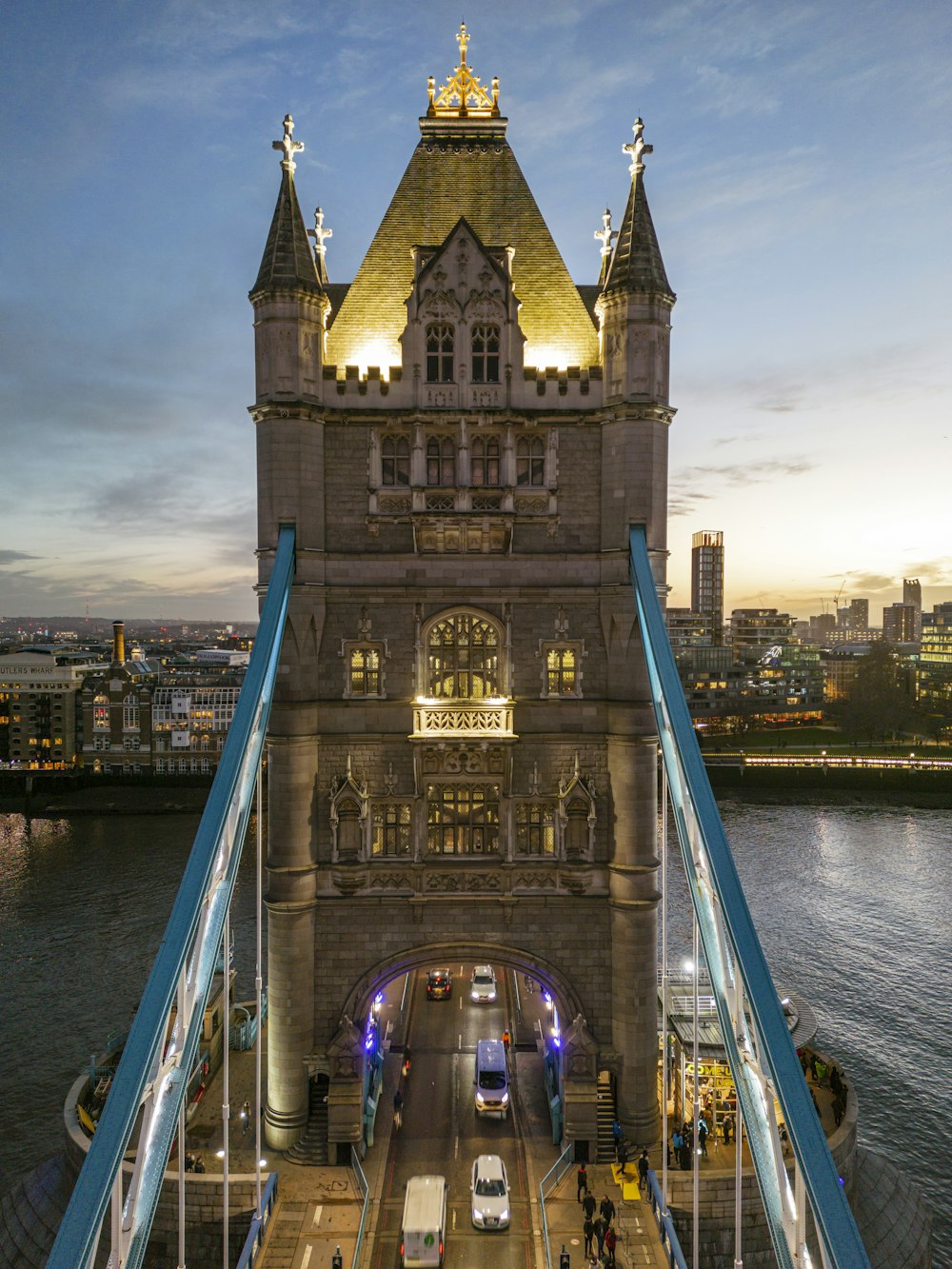 a very tall tower with a clock on it's side