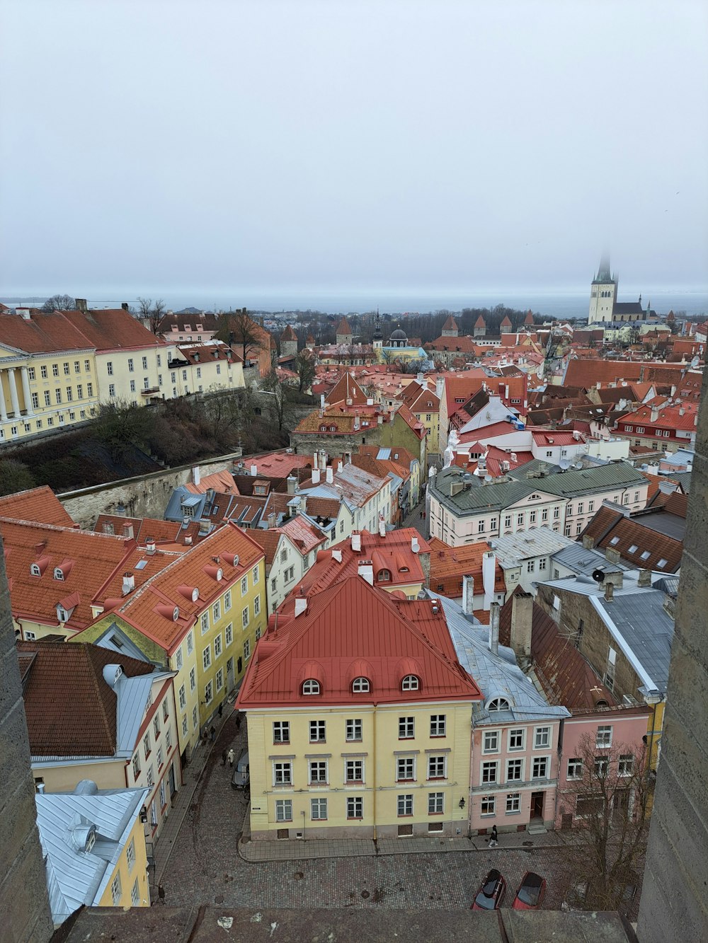 a view of a city from the top of a tower