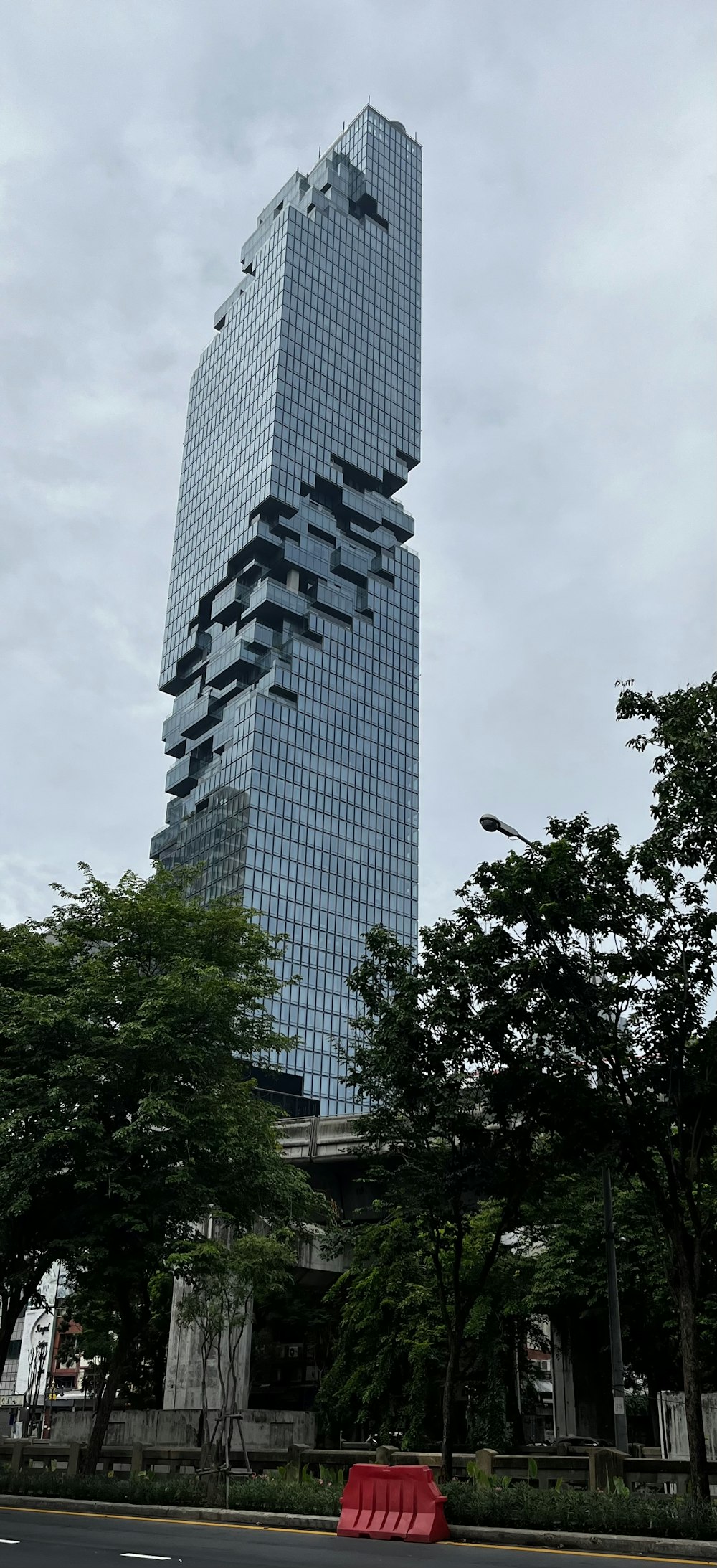 a very tall building with a lot of windows