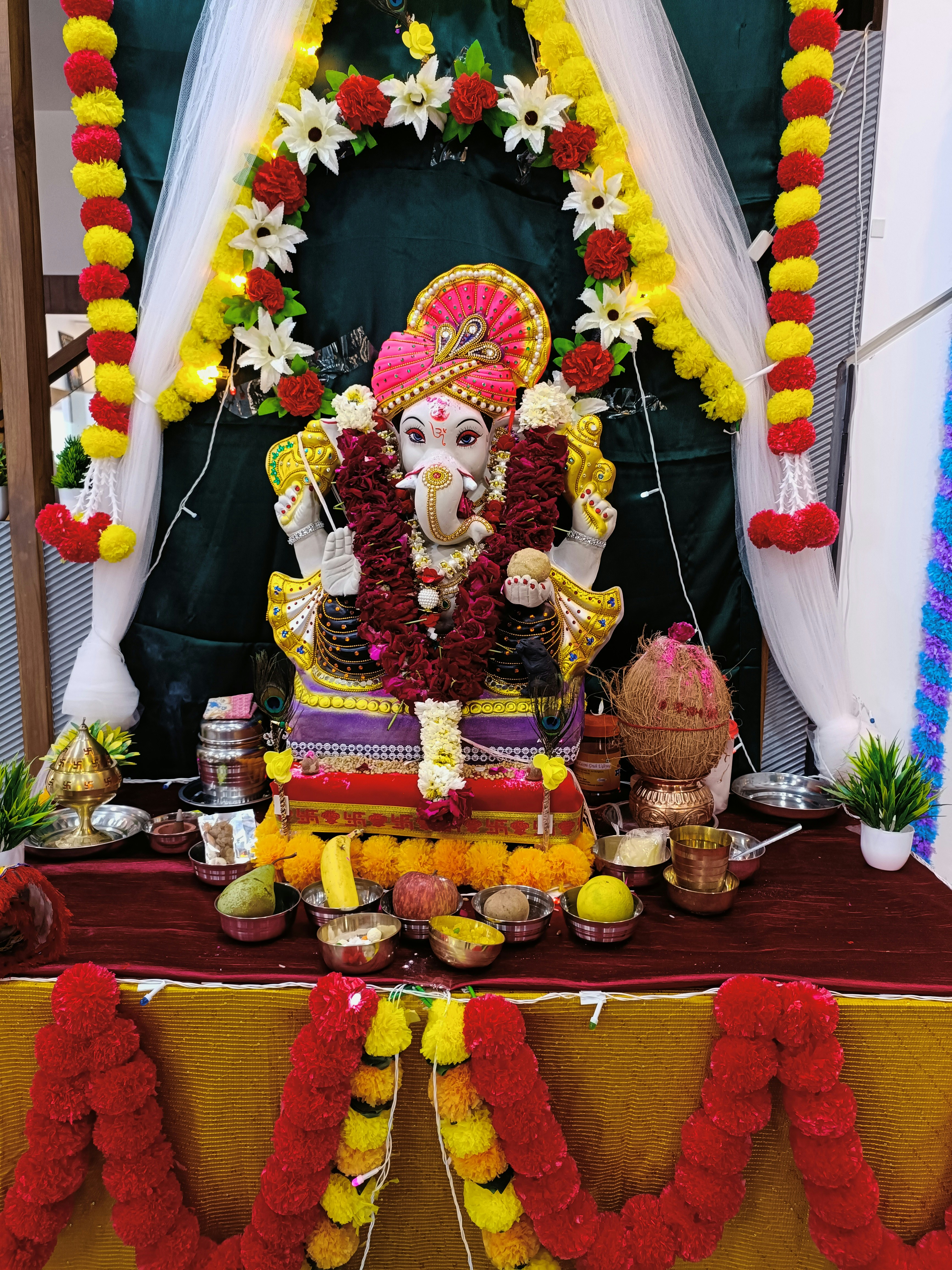 Ganesha in temple