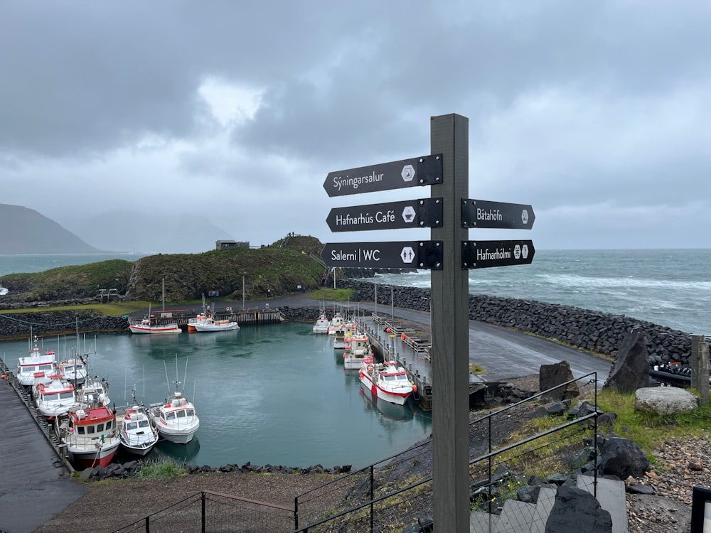 a bunch of boats that are in the water