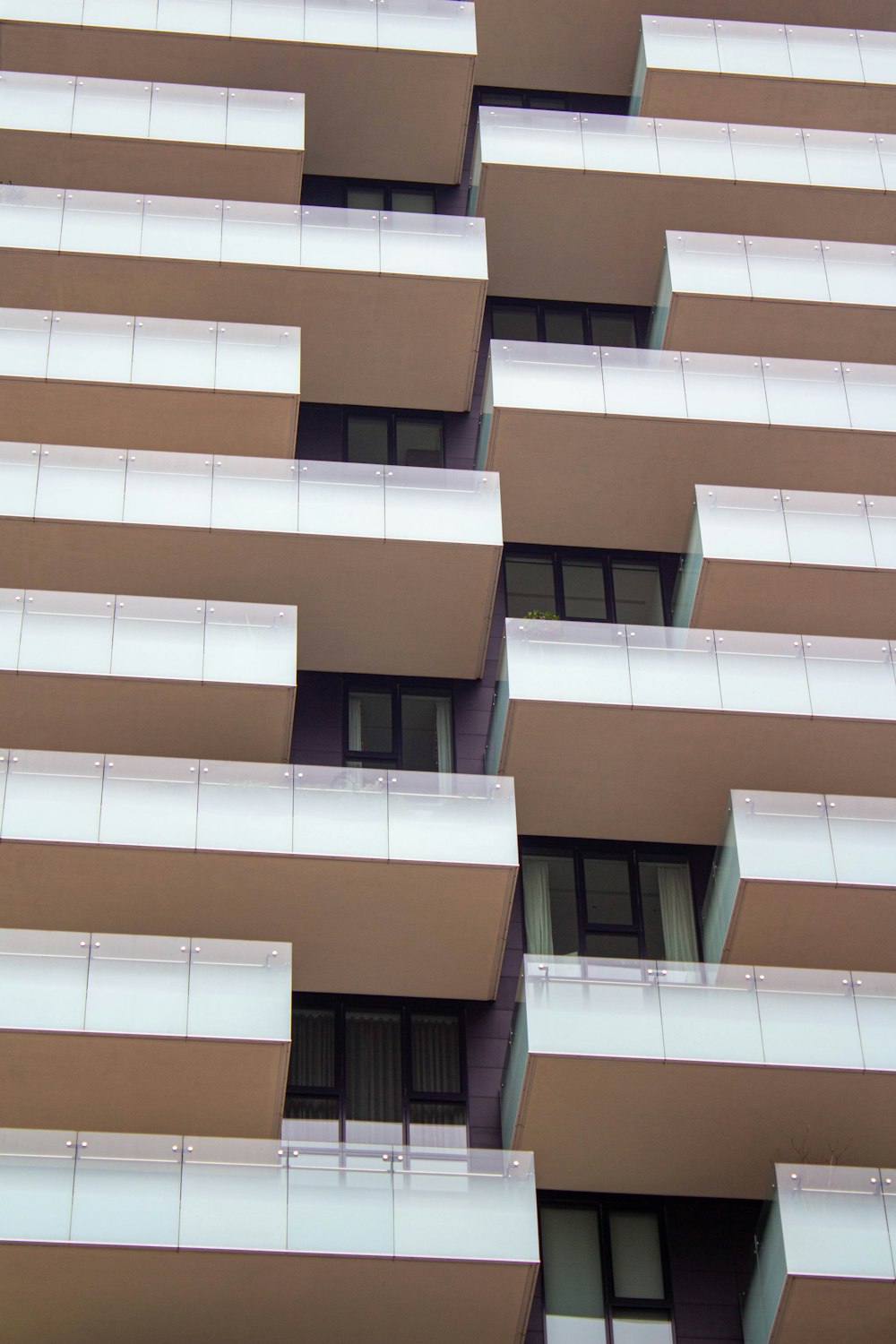 a very tall building with lots of windows