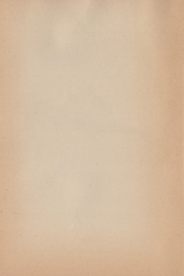 A plain sheet of aged, off-white paper with a slightly textured surface. The paper has a uniform, light tan color with faint discoloration and minimal speckling.