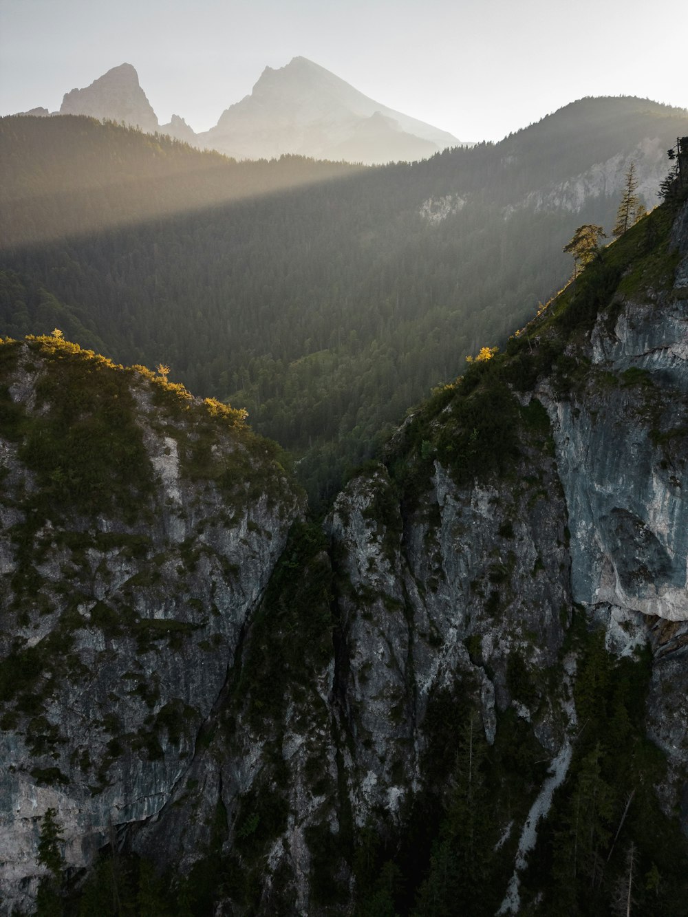 a view of the mountains from a high point of view