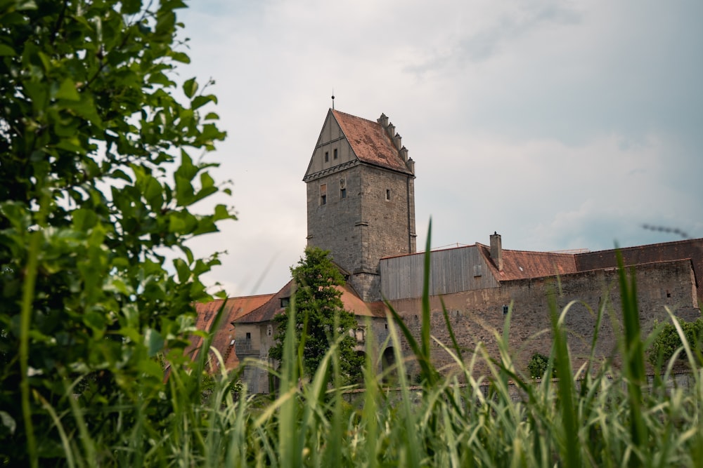 a tall tower with a clock on top of it