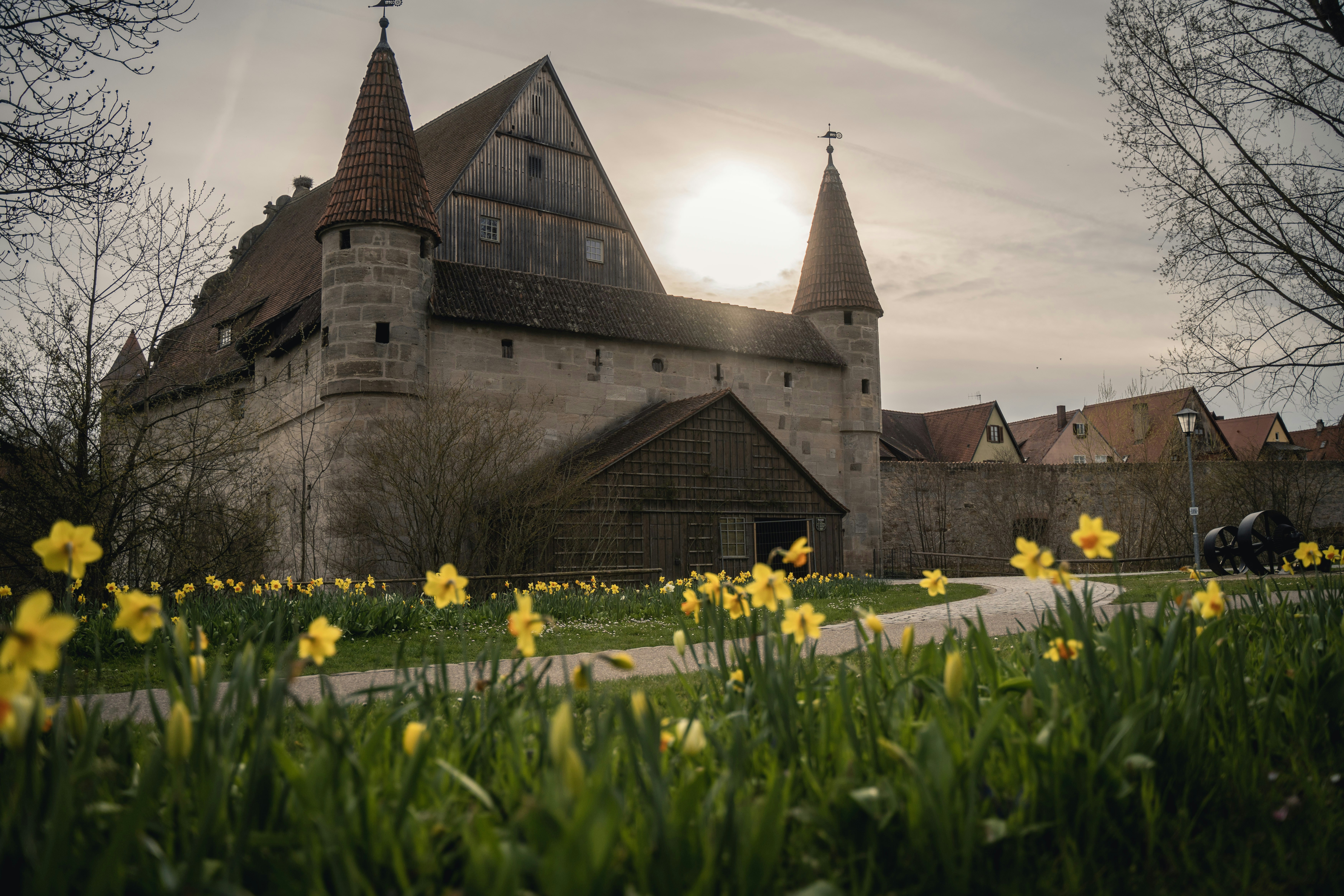 a building with a tower and a clock on the top of it