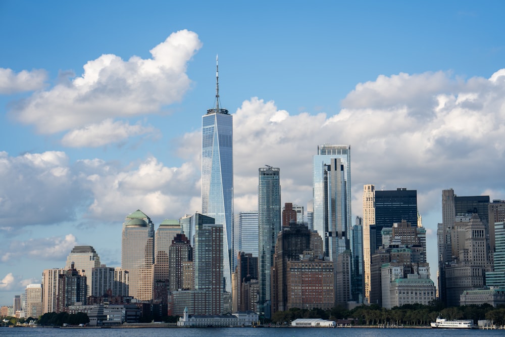 a view of a large city with a lot of tall buildings