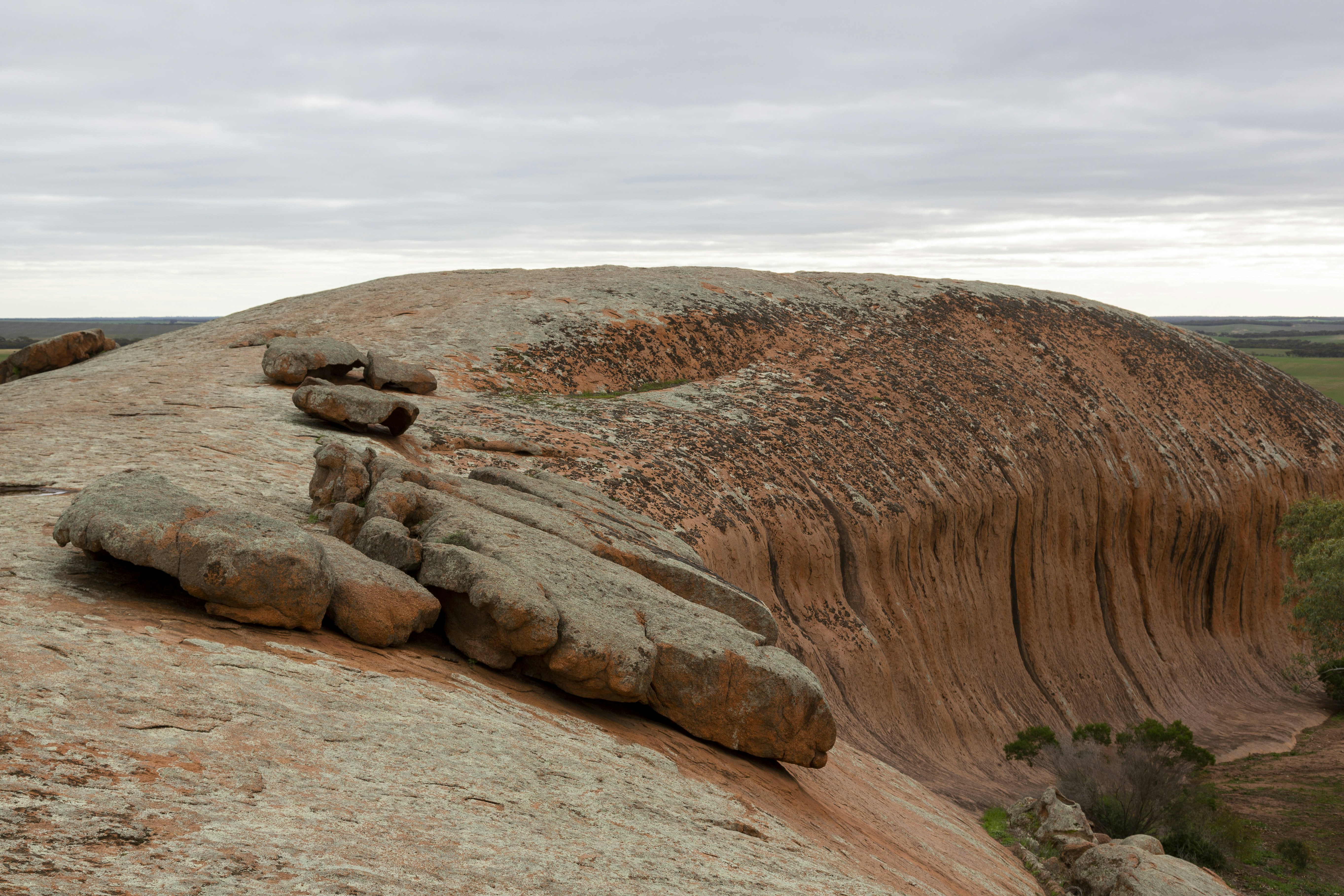 a rocky outcropping in the middle of nowhere