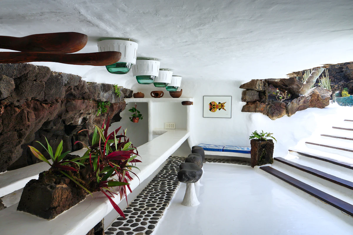 Cesar Manrique inspired architecture and gardens, Lanzarote