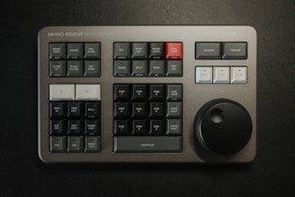 a close up of a keyboard and a mouse