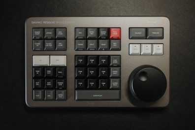 a close up of a keyboard and a mouse