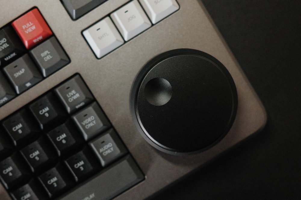 a close up of a control panel with buttons