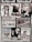 A collage of vintage advertisements with various themes, including a boy holding Cola Cao, a bullfighting poster, a Nestlé advertisement featuring a mother and child, and other ads for chocolate, beer, motorcycles, cognac, and cycling. The style is retro, and the images are arranged on a textured wall, each with distinct graphics and typography.
