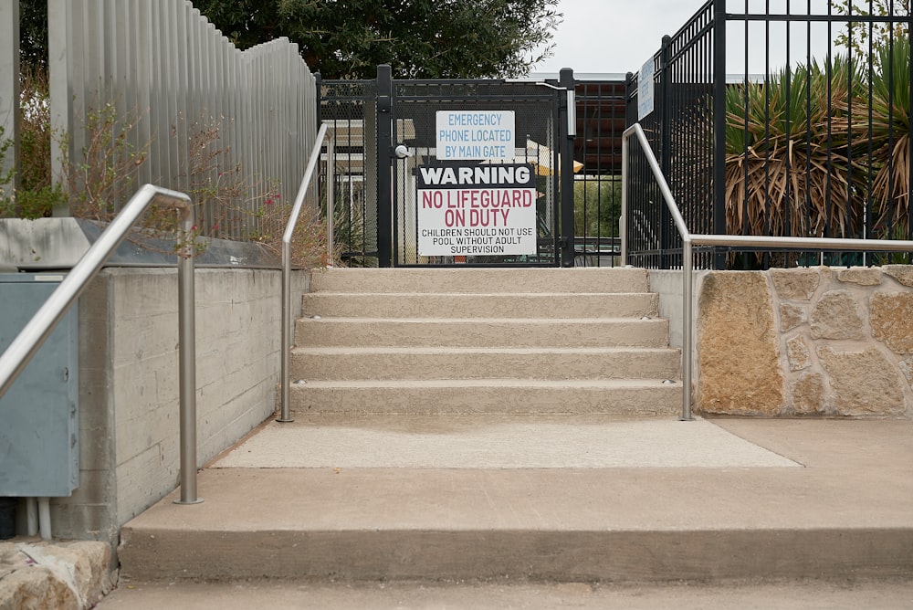 a set of stairs leading up to a building