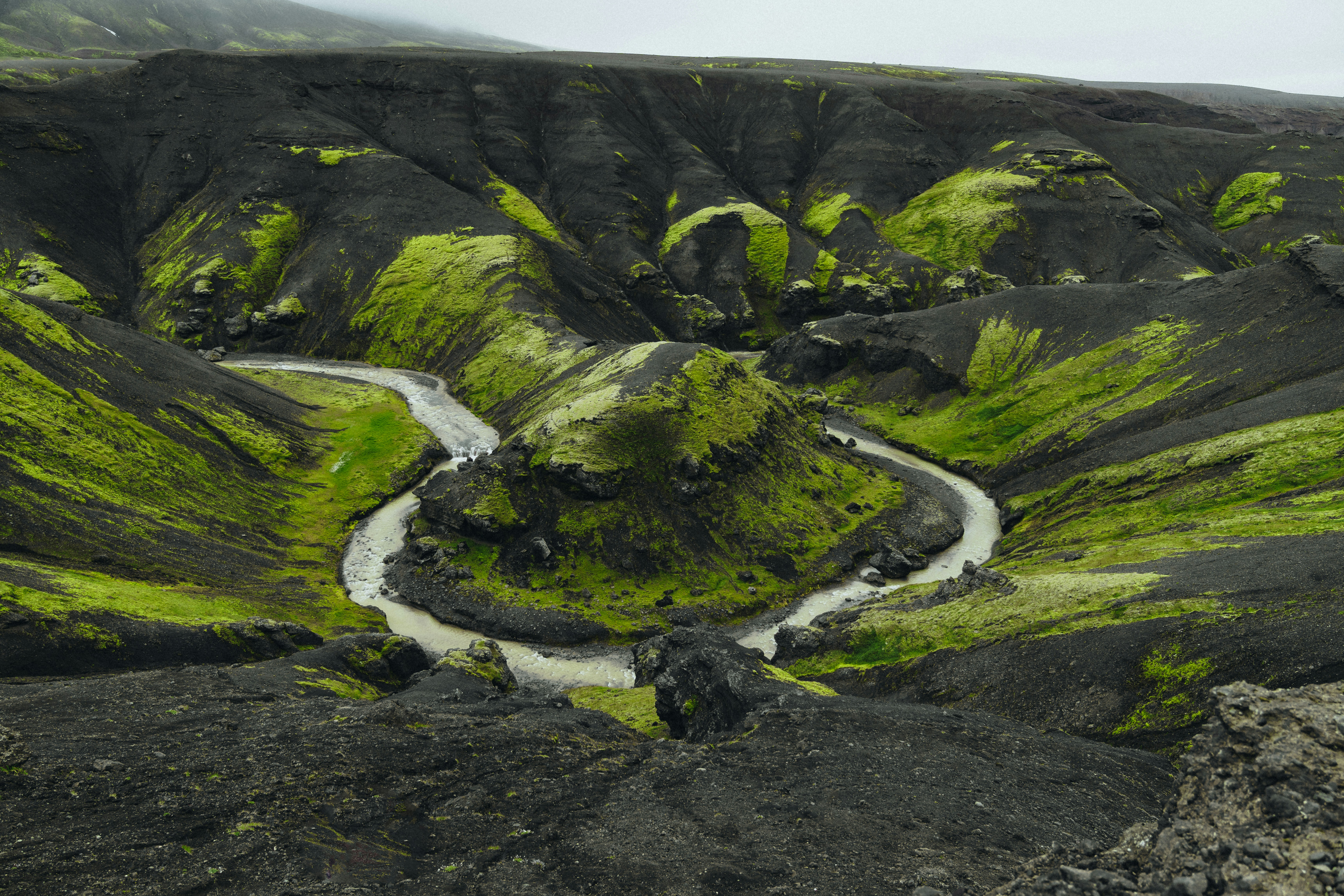 a valley with a river running through it, Horseshoe Bend