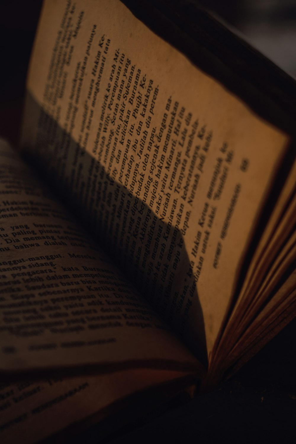 an open book sitting on top of a table