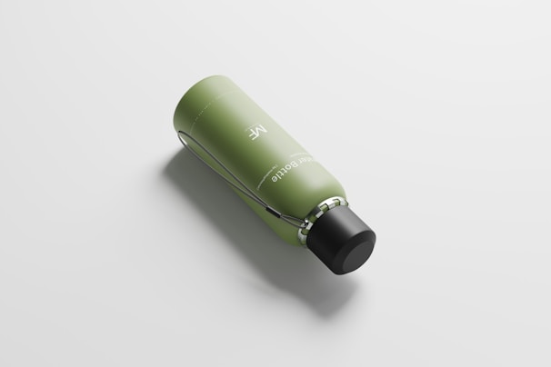 A stylish reusable water bottle with a matte finish, designed for everyday hydration.