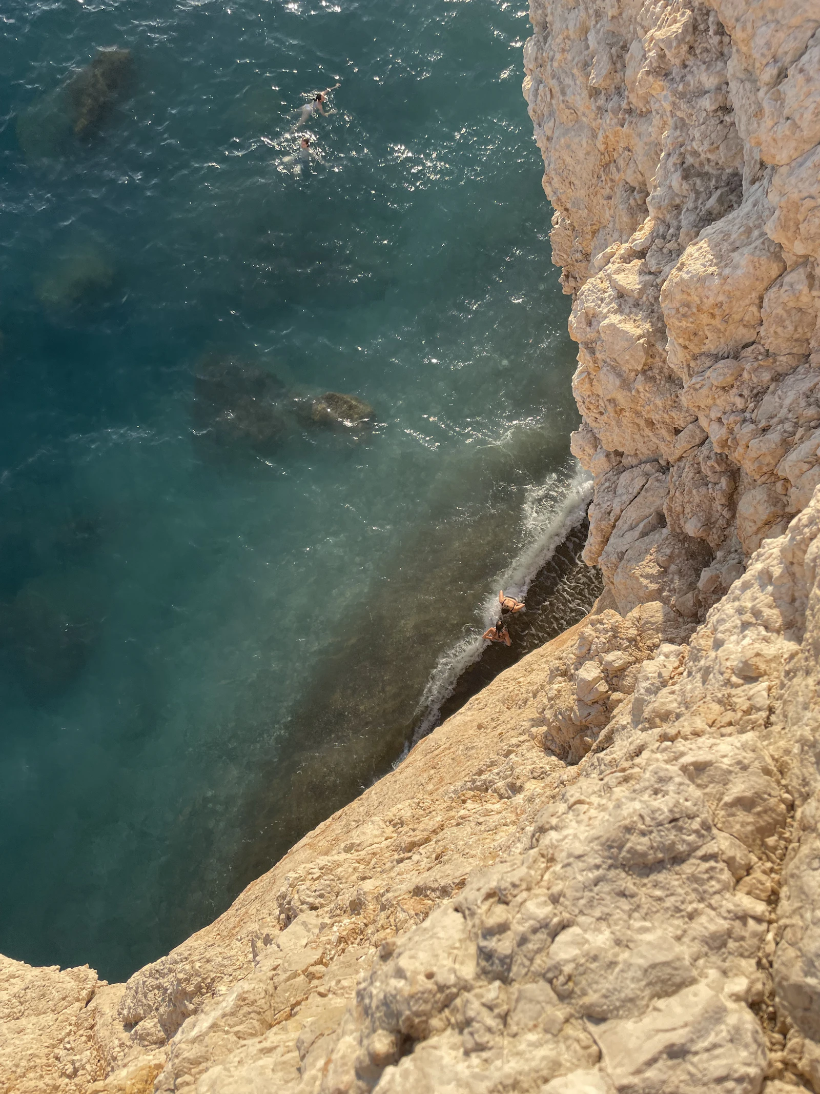 Aphrodite's Rock and the Mediterranean Sea near Paphos in Cyprus
