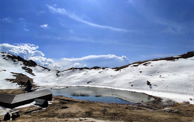 A serene mountain landscape from one of Hans-Ulrich Schlageter's travel books