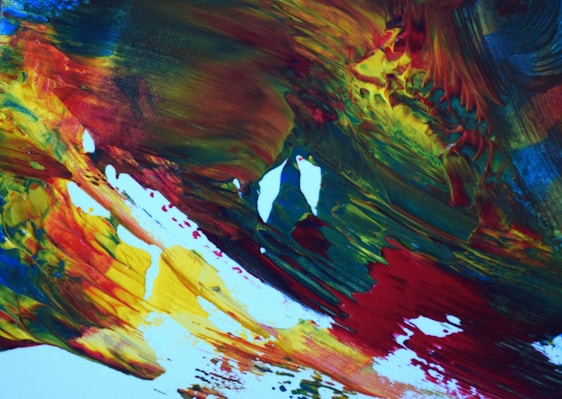 A vibrant digital painting printed on high-resolution canvas, showing rich textures and dynamic colors.