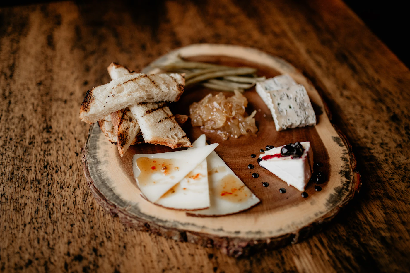 Cheese + crackers plate