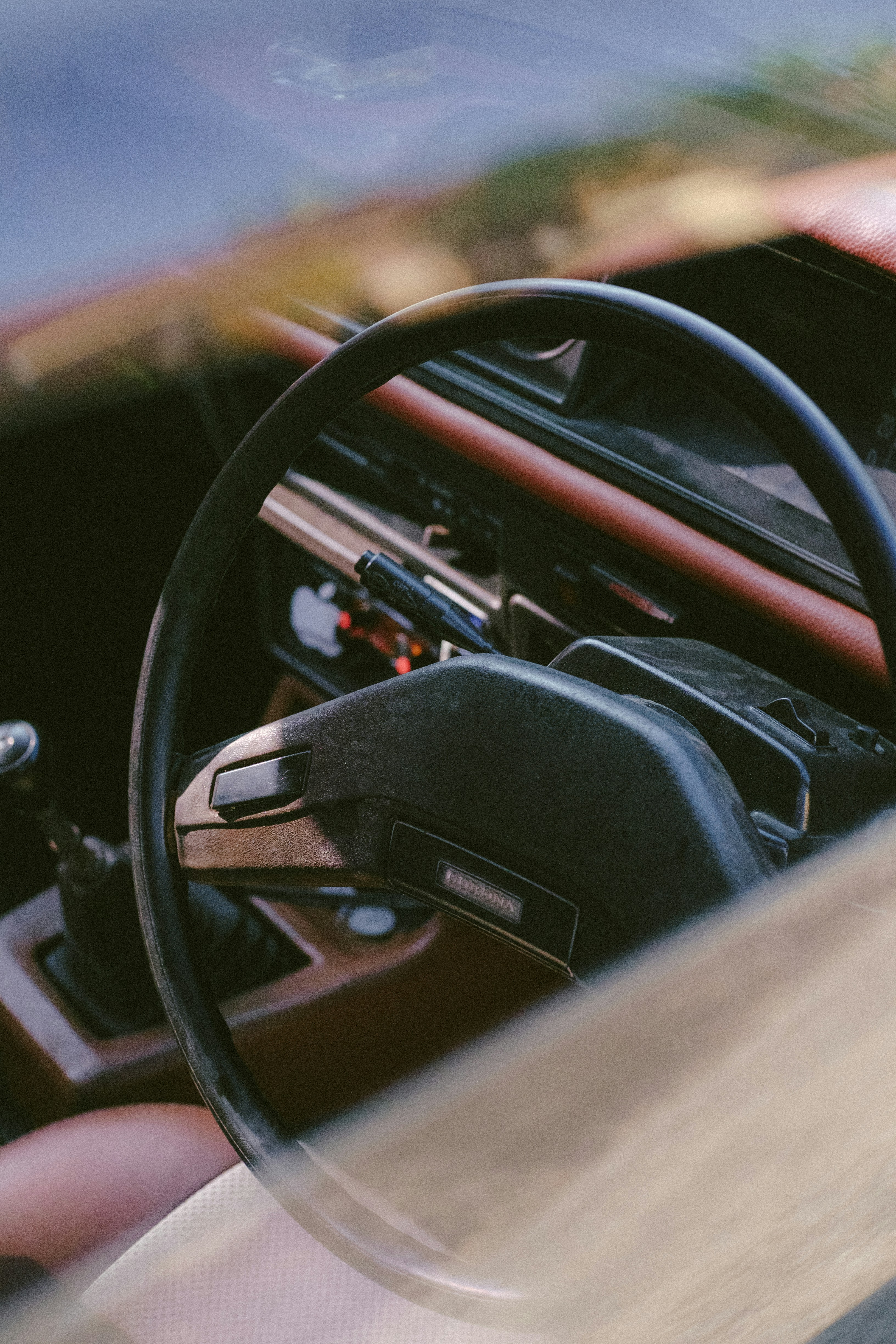 Classic car at a car show