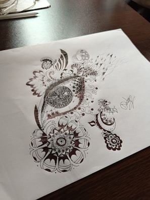 Detailed vector artwork created in Illustrator, highlighting precise design work.