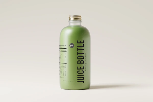 Juice bottles