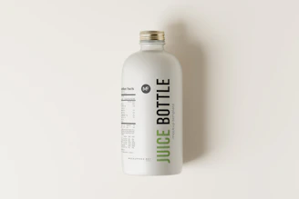 A vibrant bottle of functional drink showcasing its nutritional benefits.