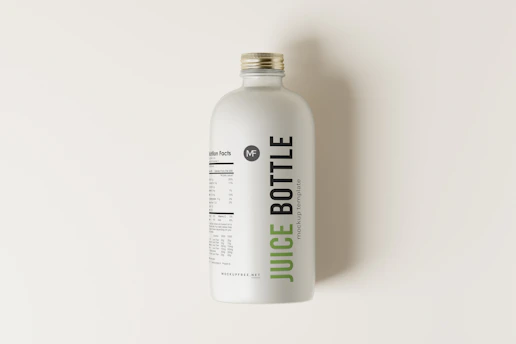 A vibrant bottle of functional drink showcasing its nutritional benefits.