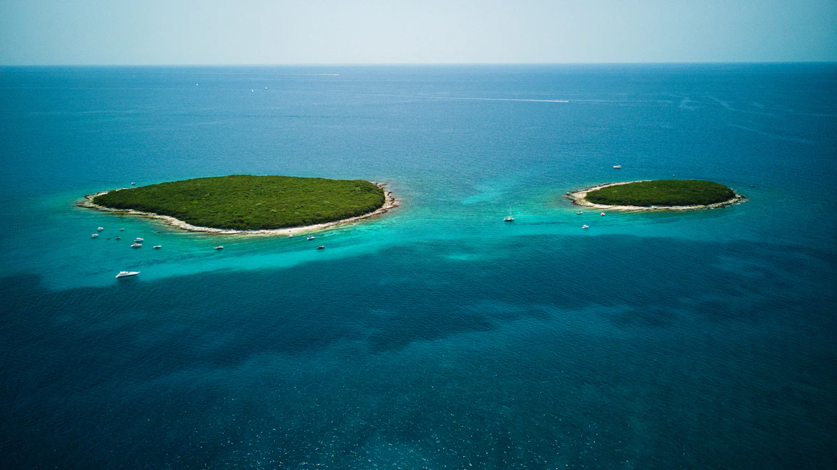 Sveta Katarina and Maškin islands off Rovinj