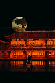 Close-up of the mysterious magic seeing stick glowing with ancient symbols.