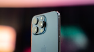 A close-up view of a Huawei phone highlighting its camera features.
