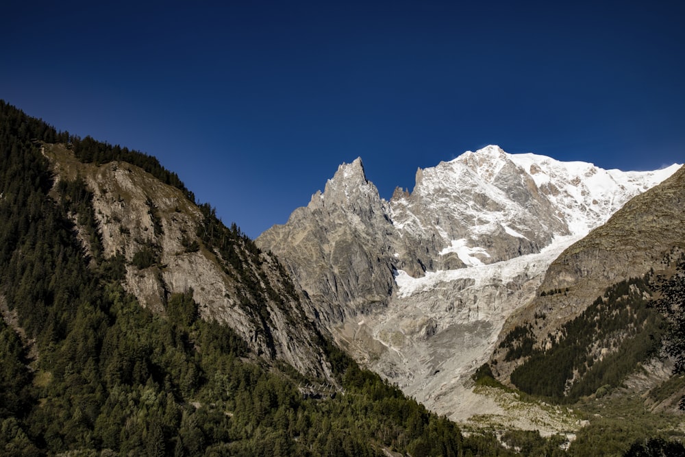 a view of a mountain range from a distance