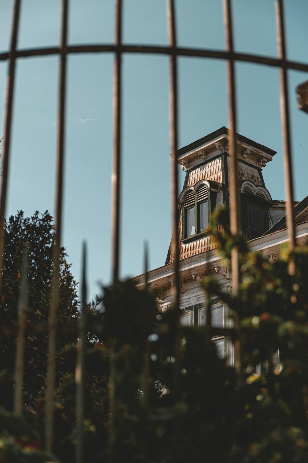 a tall building with a clock on the top of it