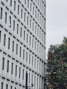 Photo of a government building with secure digital overlays