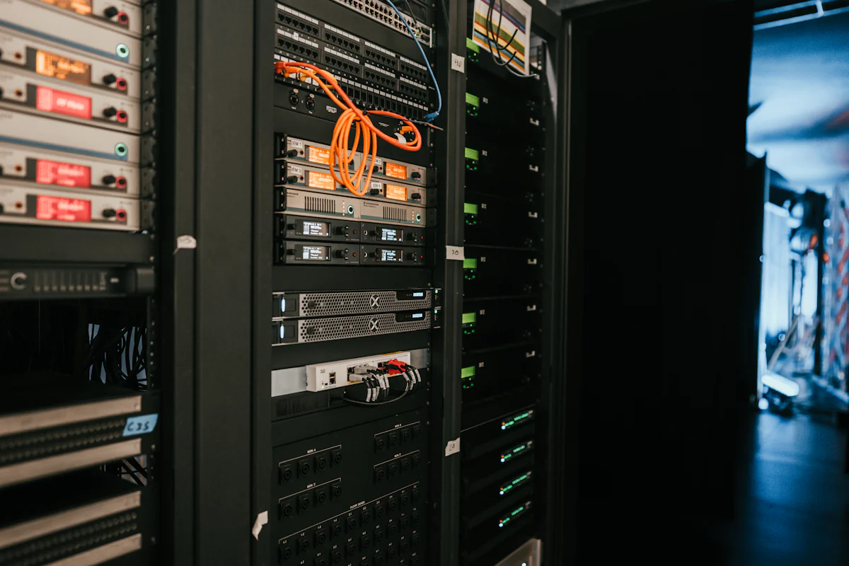 Serverruimte voor hosting en beveiliging