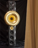 A powerful sound system with elegant design.