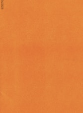 an orange piece of paper with a black border