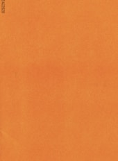 an orange piece of paper with a black border