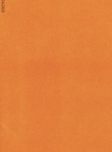 an orange piece of paper with a black border
