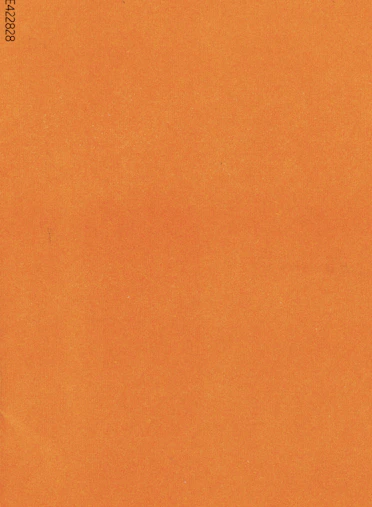 an orange piece of paper with a black border